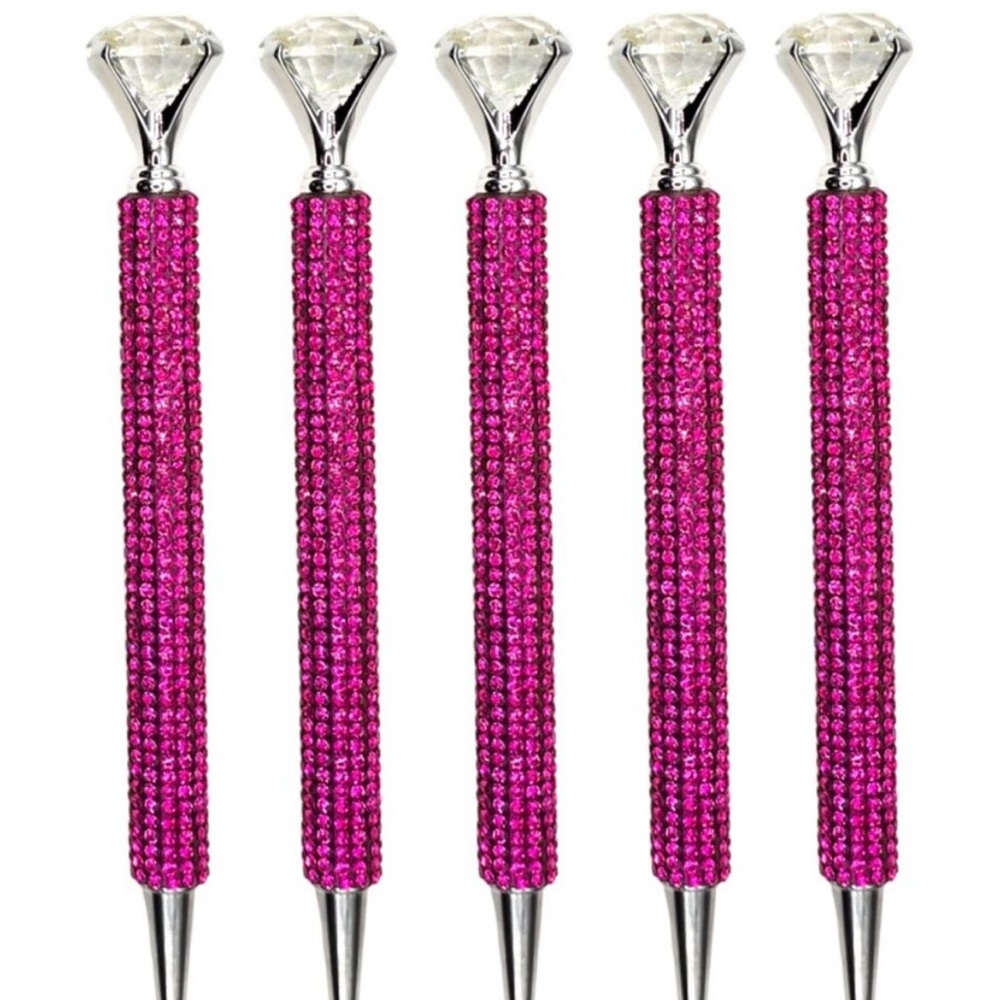 Fuchsia Bling Rhinestone Stylus Pen - Picture 2 of 2